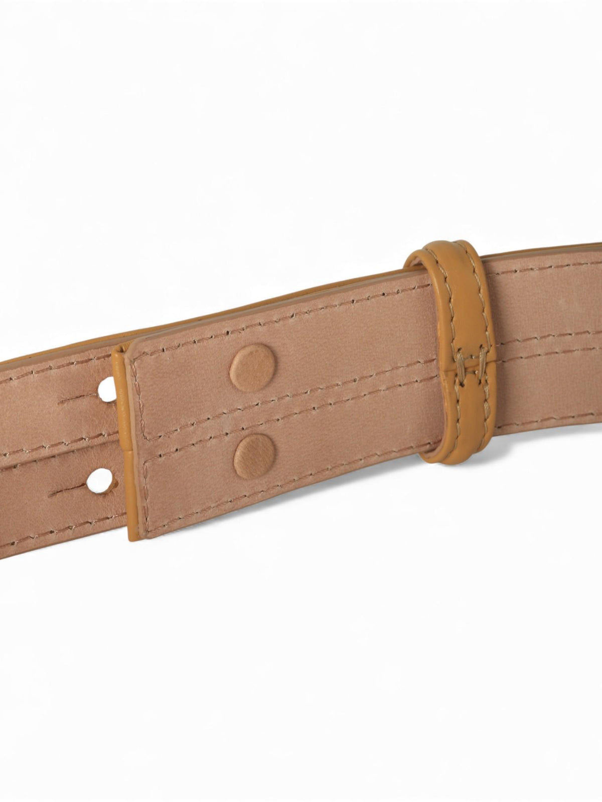 Dries Van Noten Split Leather Belt Sand Unisex 242011403199101