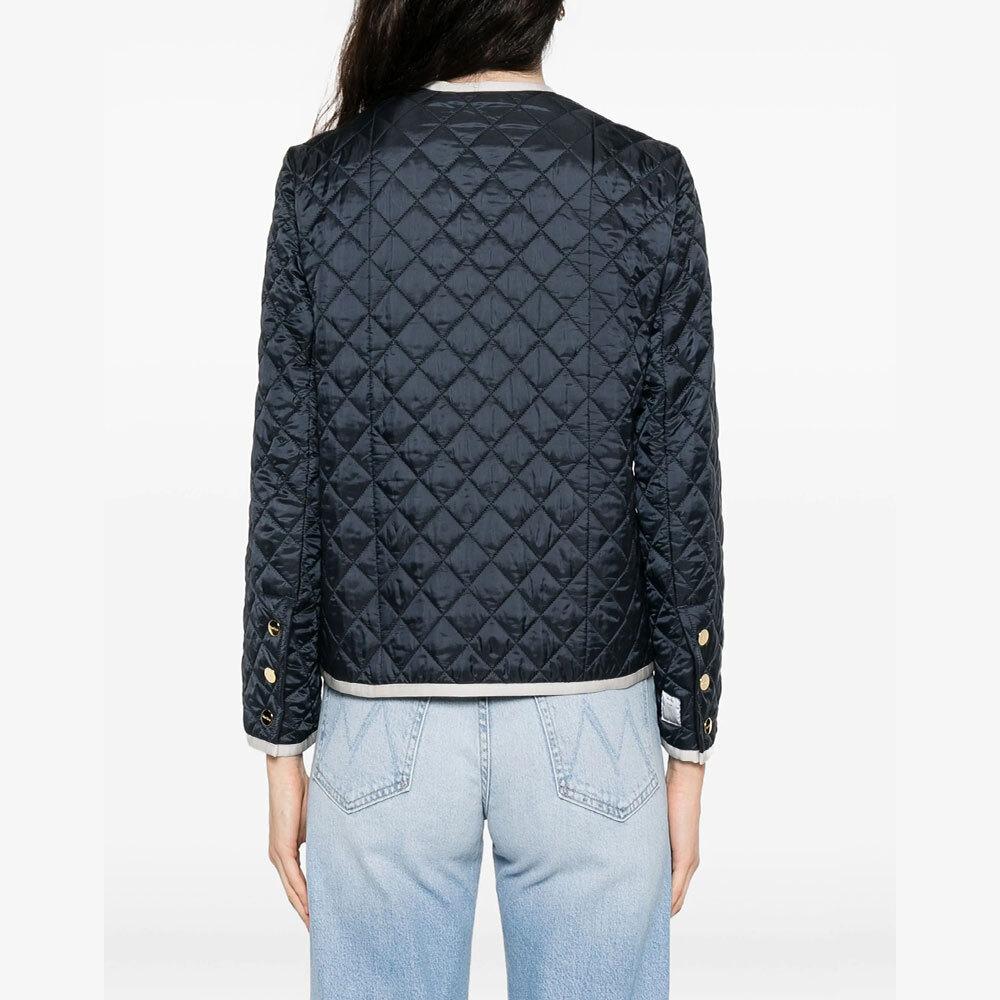 Max Mara Celeste Quilted Jacket Navy 294860 14600