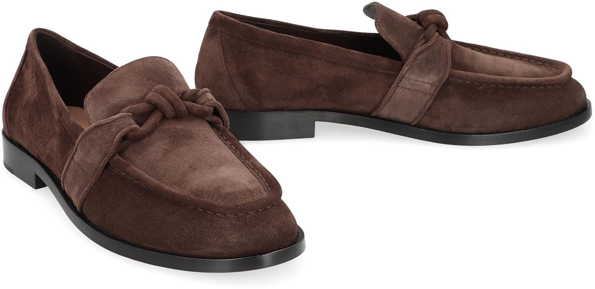 Bottega Veneta Brown Leather Loafers