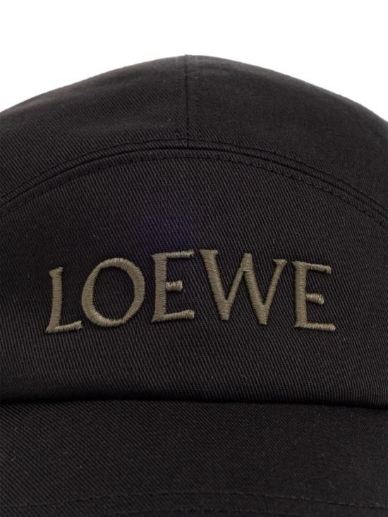 LOEWE Black Cotton Camp Cap K820358X931100