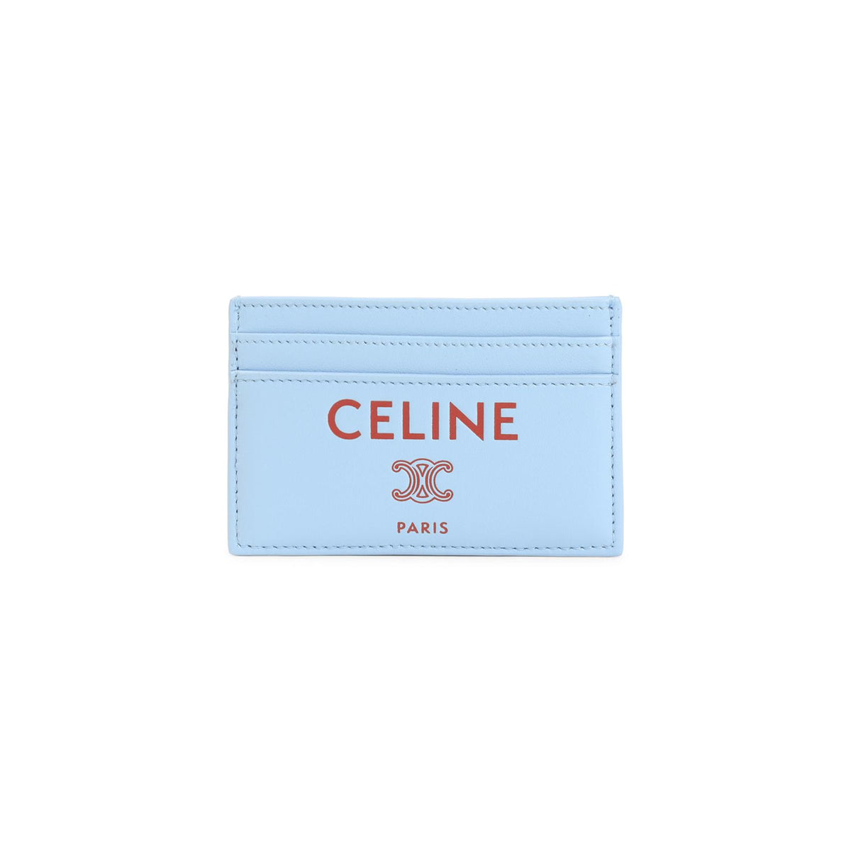 CELINE Leather Card Holder Wallet