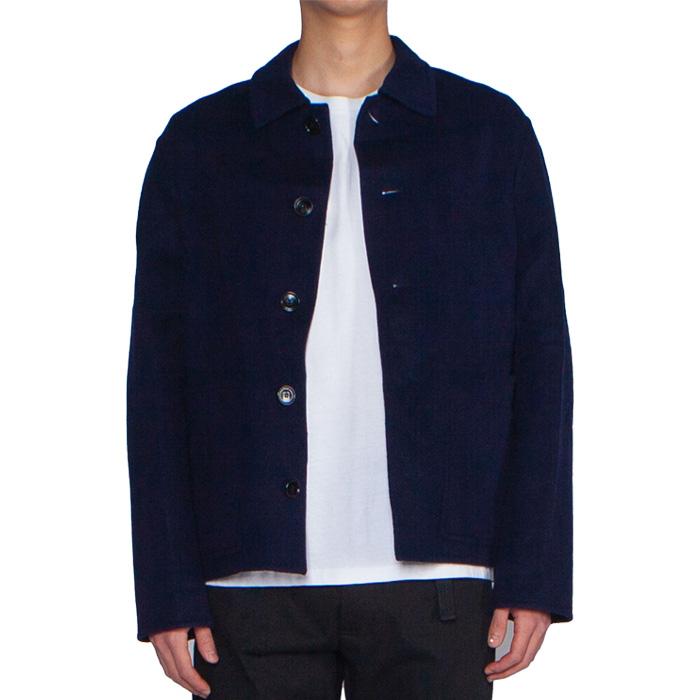 AMI Men's Double-Face Wool Cashmere Jacket HJK200 WV0022 430
