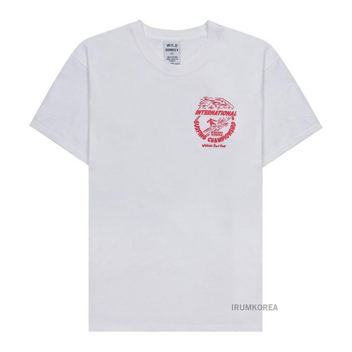 Wild Donkey Unisex Makaha T-Shirt White