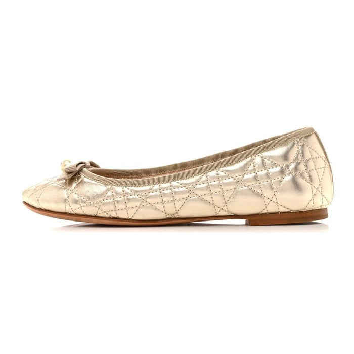 DIOR Metallic Women’s Ballerina Flat Shoes