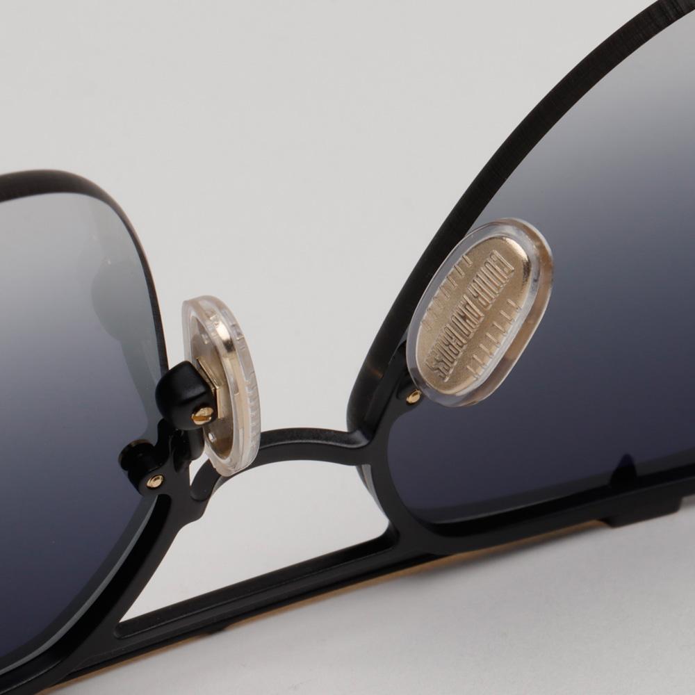 Cutler and Gross Titanium Aviator Rimless Oversized Sunglasses CGSN1373 001