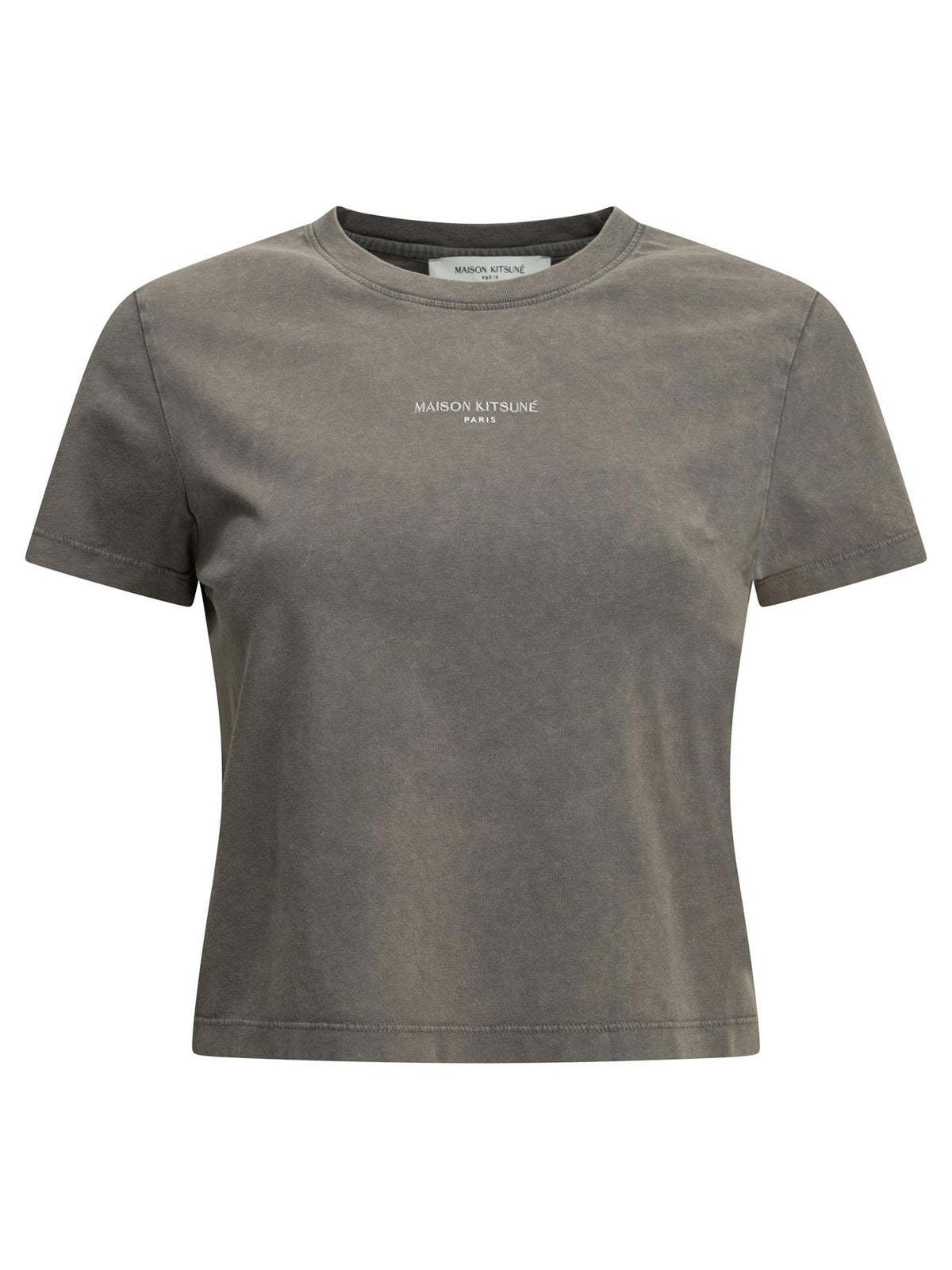Maison Kitsune Cotton Logo Print T-Shirt for Women