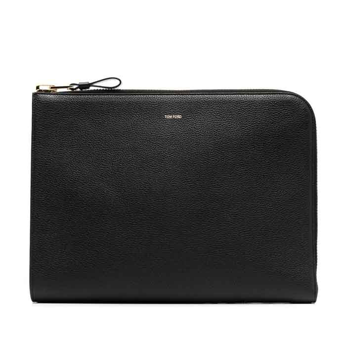 TOM FORD Buckley Leather Clutch Bag Black Men’s LCL213G 3BN18