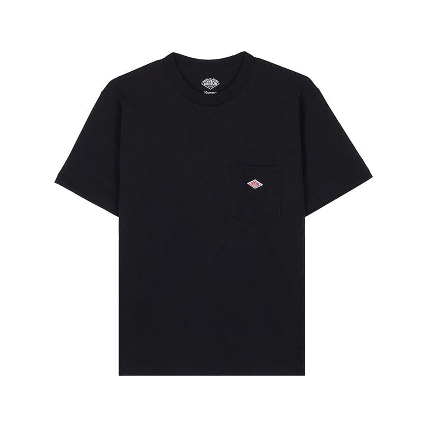 DANTON Women’s Short Sleeve Pocket T-Shirt C0197 TCB BLACK