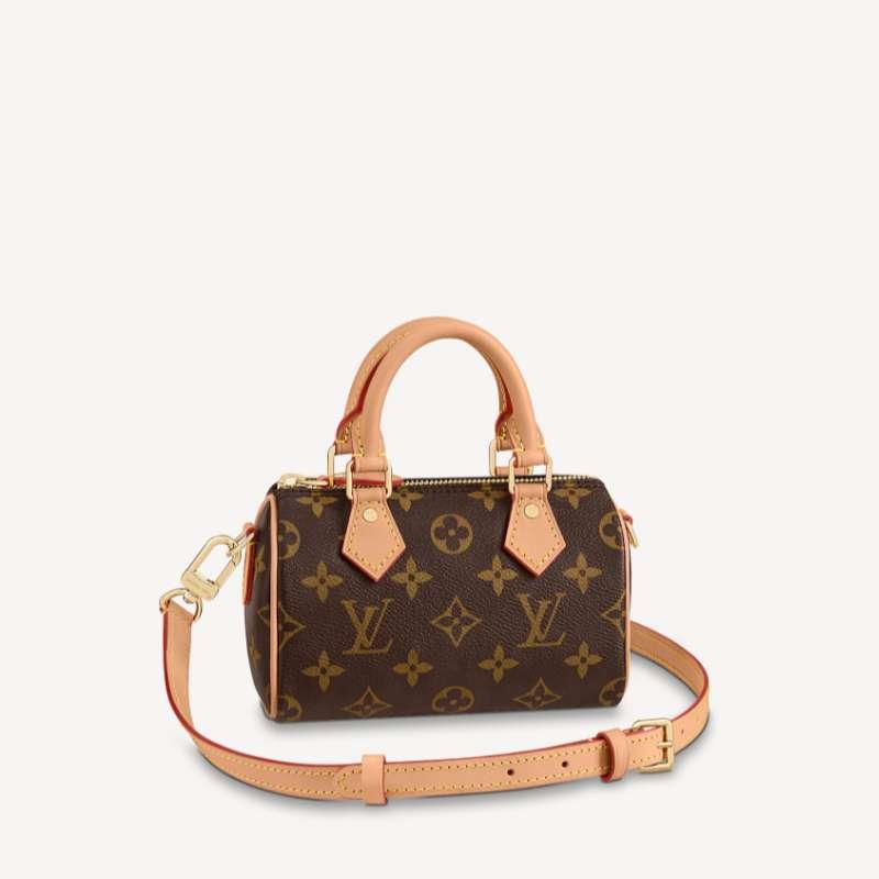 Louis Vuitton Nano Speedy Mini Crossbody Tote Bag for Women