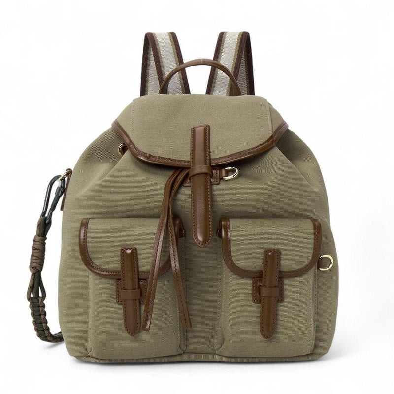 Max Mara Weekend POPOLI Leather Backpack Black
