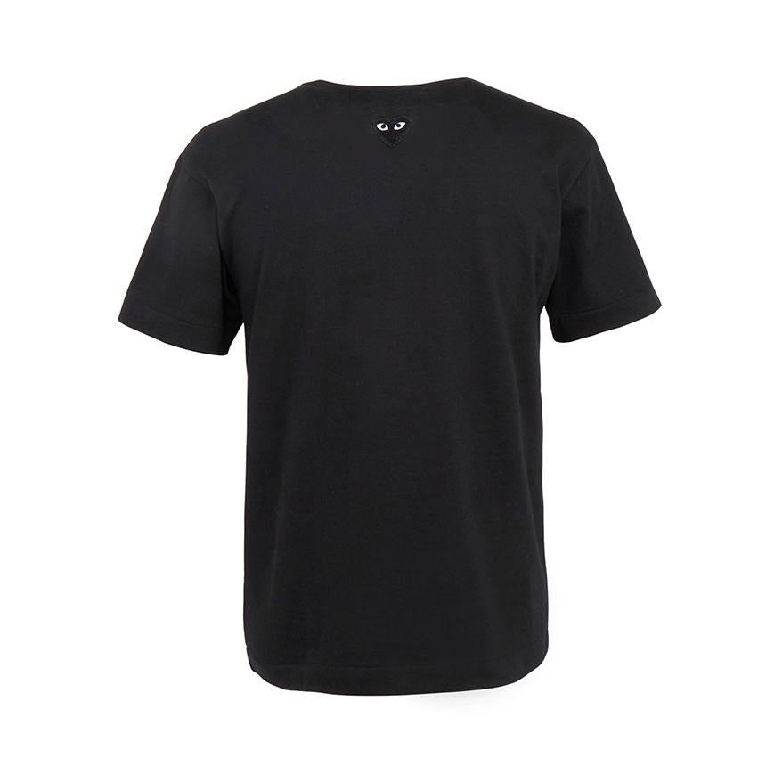 Comme des Garcons Black Heart Patch Unisex Short Sleeve T-Shirt AX T341 051 1