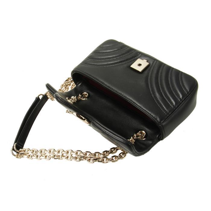 GUCCI GG Marmont Small Shoulder Bag Black Leather