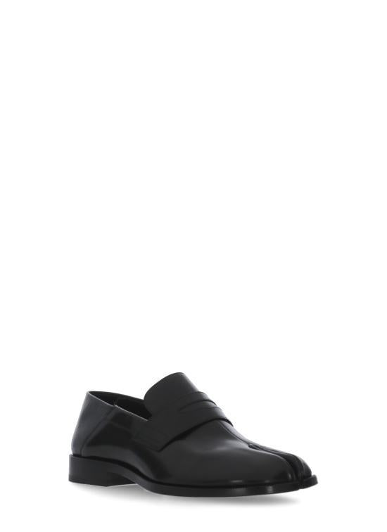 Maison Margiela Tabi Loafers Black Leather Men’s
