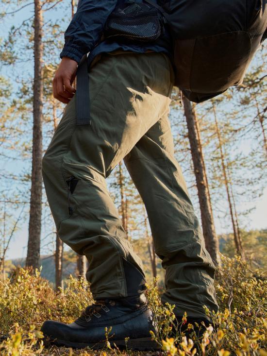 Klattermusen Dusty Green Straight Classic Pants for Men