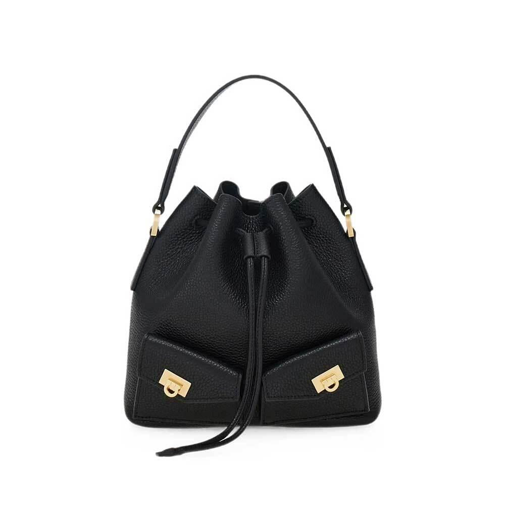 Ferragamo Hug Multi-Pocket Bucket Tote Bag