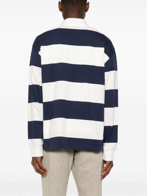 A.P.C. Logo Hooded Sweatshirt Women’s Pullover Hood COGFSH26290IAK DARK NAVY DOM