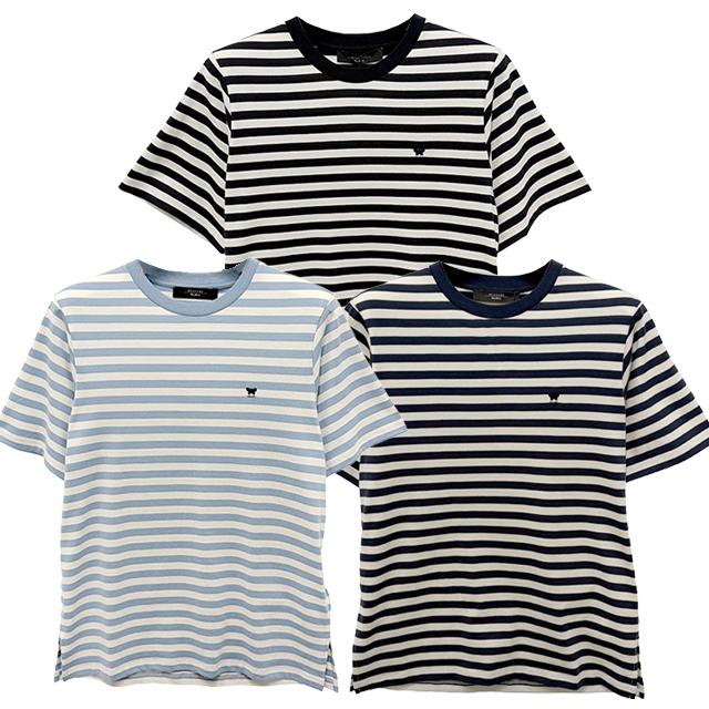 Max Mara Weekend VENACO Butterfly Logo Striped Short Sleeve T-Shirt
