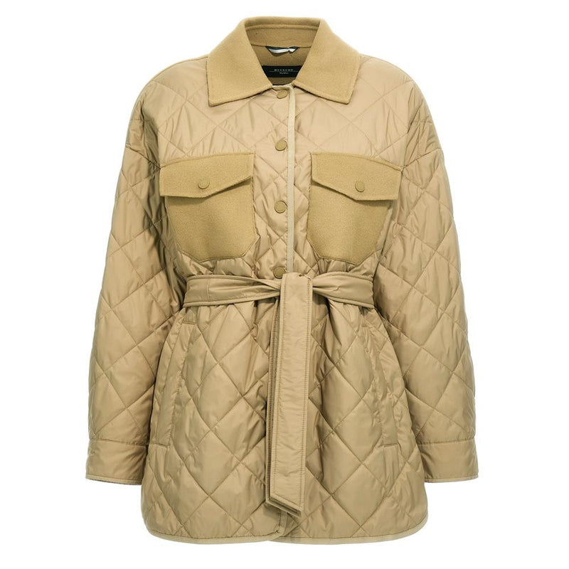 Max Mara Women's Camel Quilted Jacket 2354860239 012