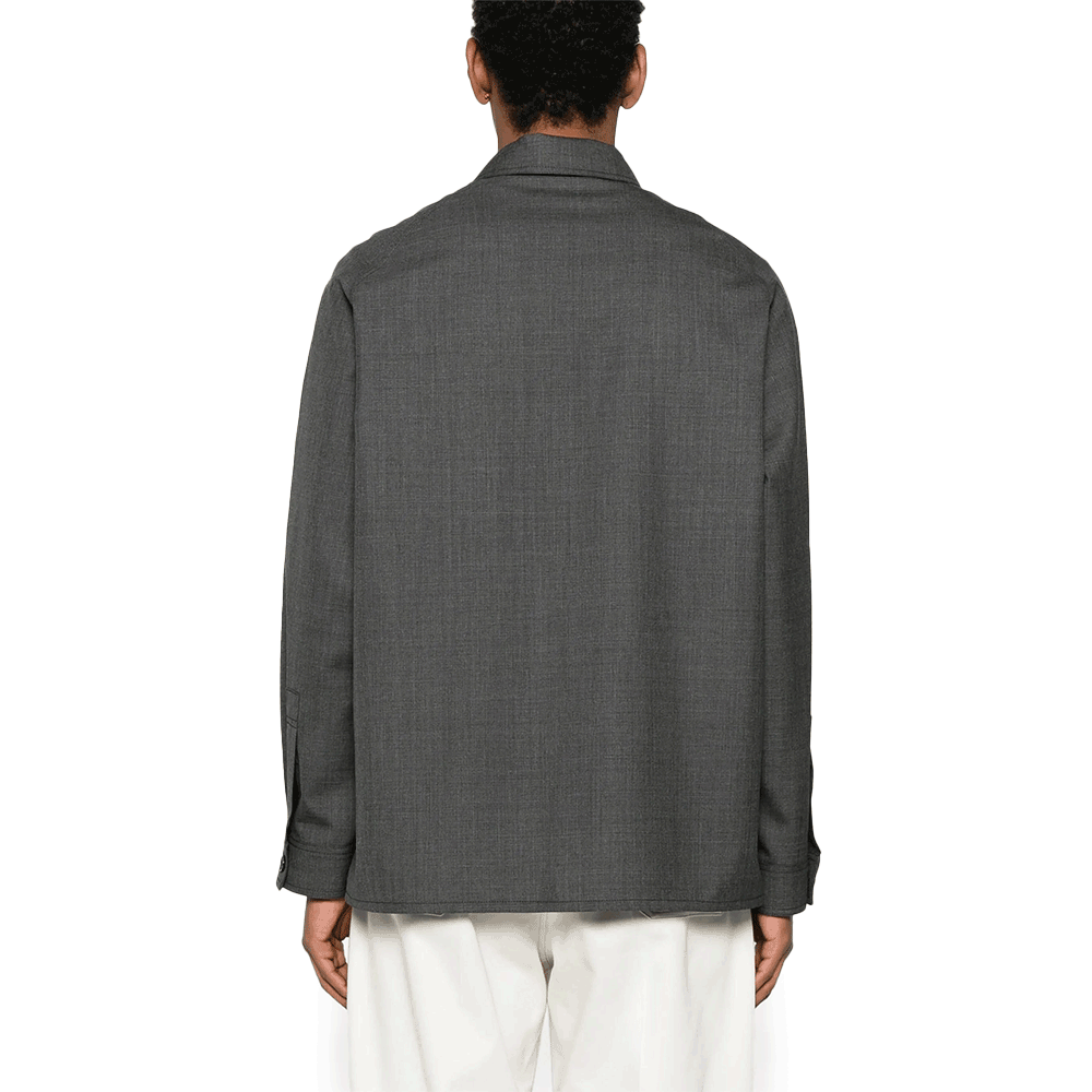 Lemaire Tailored Overshirt Polo Shirt for Men OV1012 LF1386