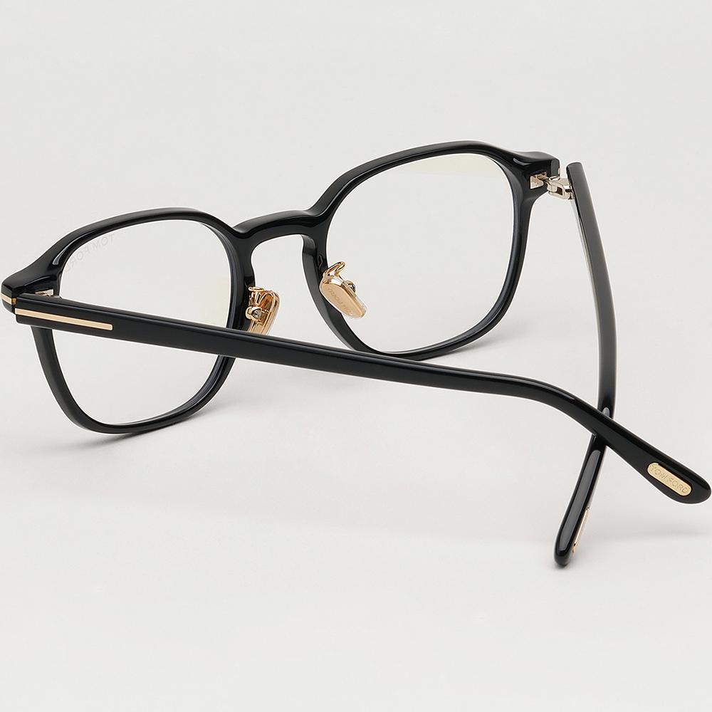 TOM FORD Black Blue Light Blocking Optical Glasses Unisex Frames TF6155 K B 001