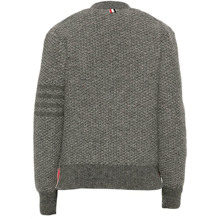 THOM BROWNE Diagonal Texture Relaxed Fit Cardigan MKC578A Y1032 035