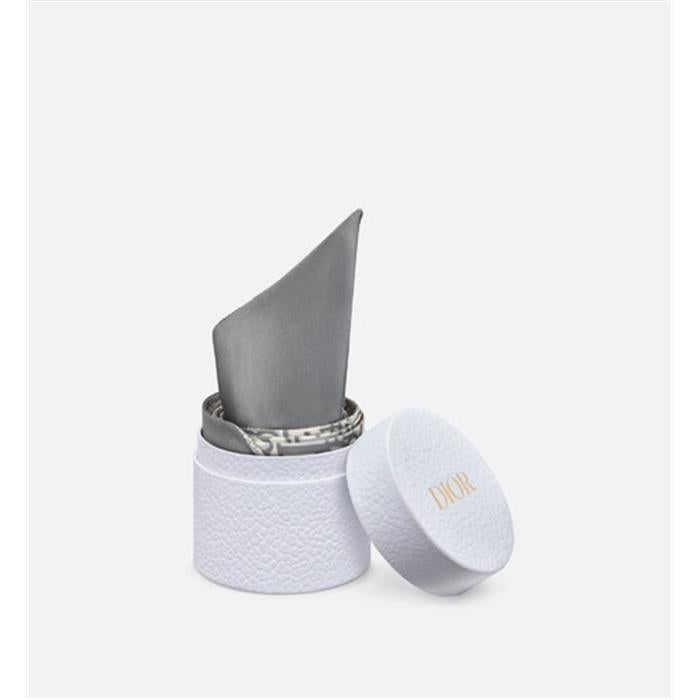 DIOR Oblique Mitzah Scarf Gray Silk Scarf for Men