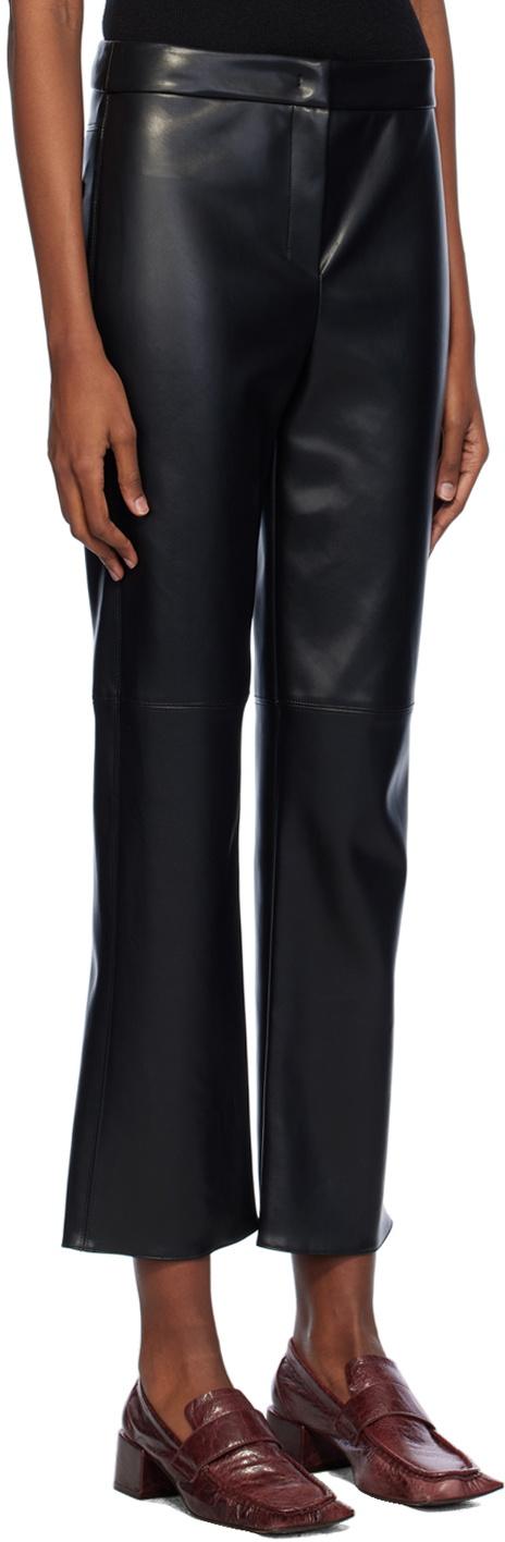 Max Mara Black Leather Pants 2978601300429786013600004 BLACK DOM