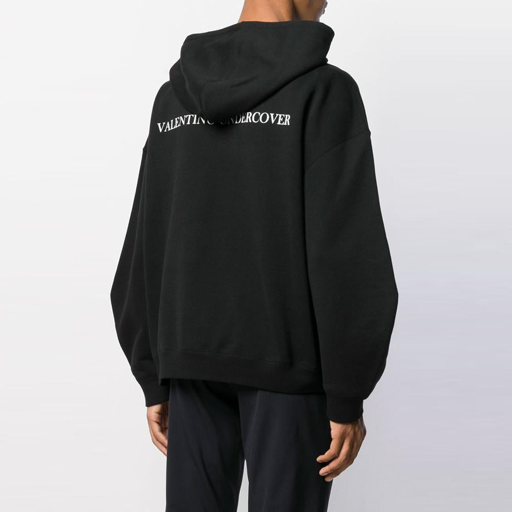 VALENTINO Undercover Print Hoodie Sweatshirt Black Men's Top