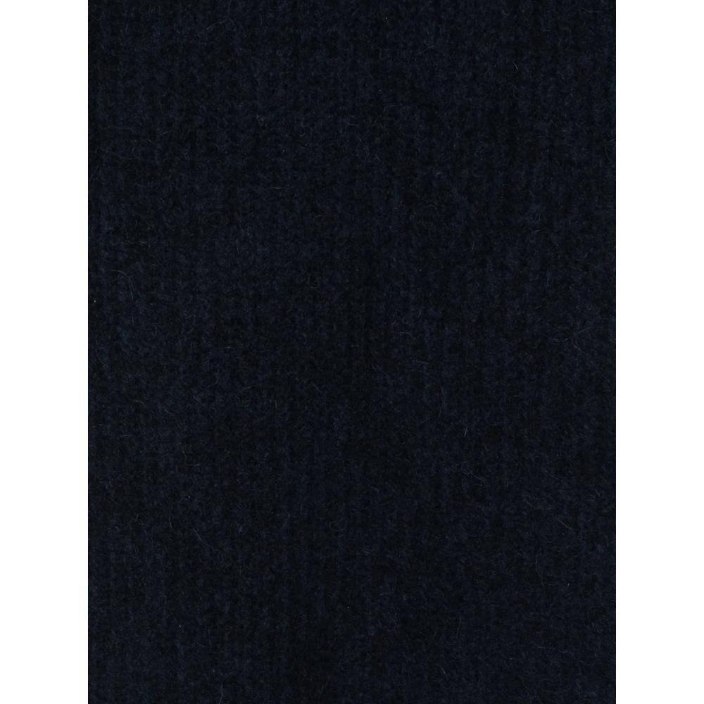 STONE ISLAND Wool Scarf Navy Men’s