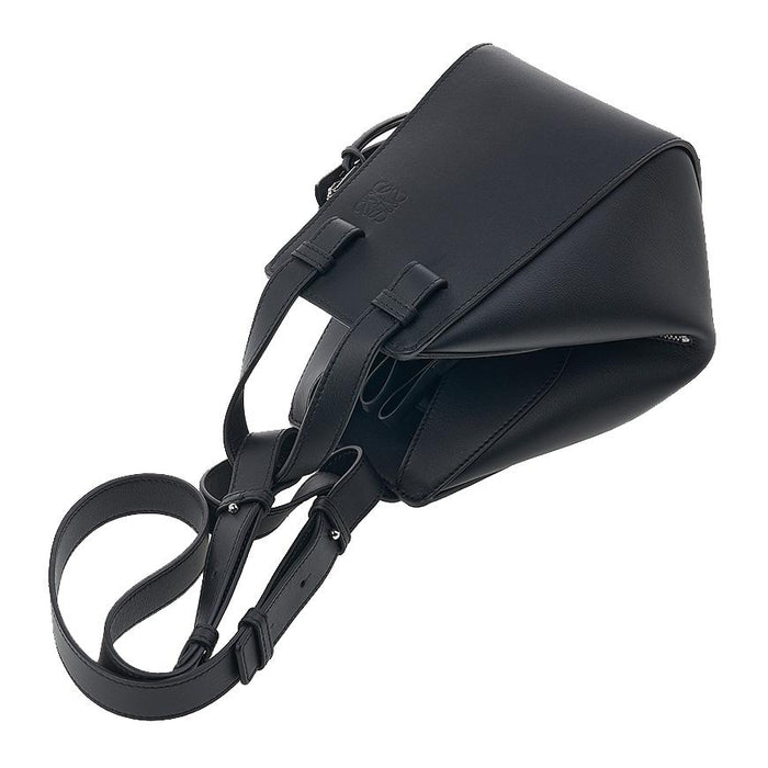 LOEWE Women’s Compact Hammock Tote Bag Black Leather