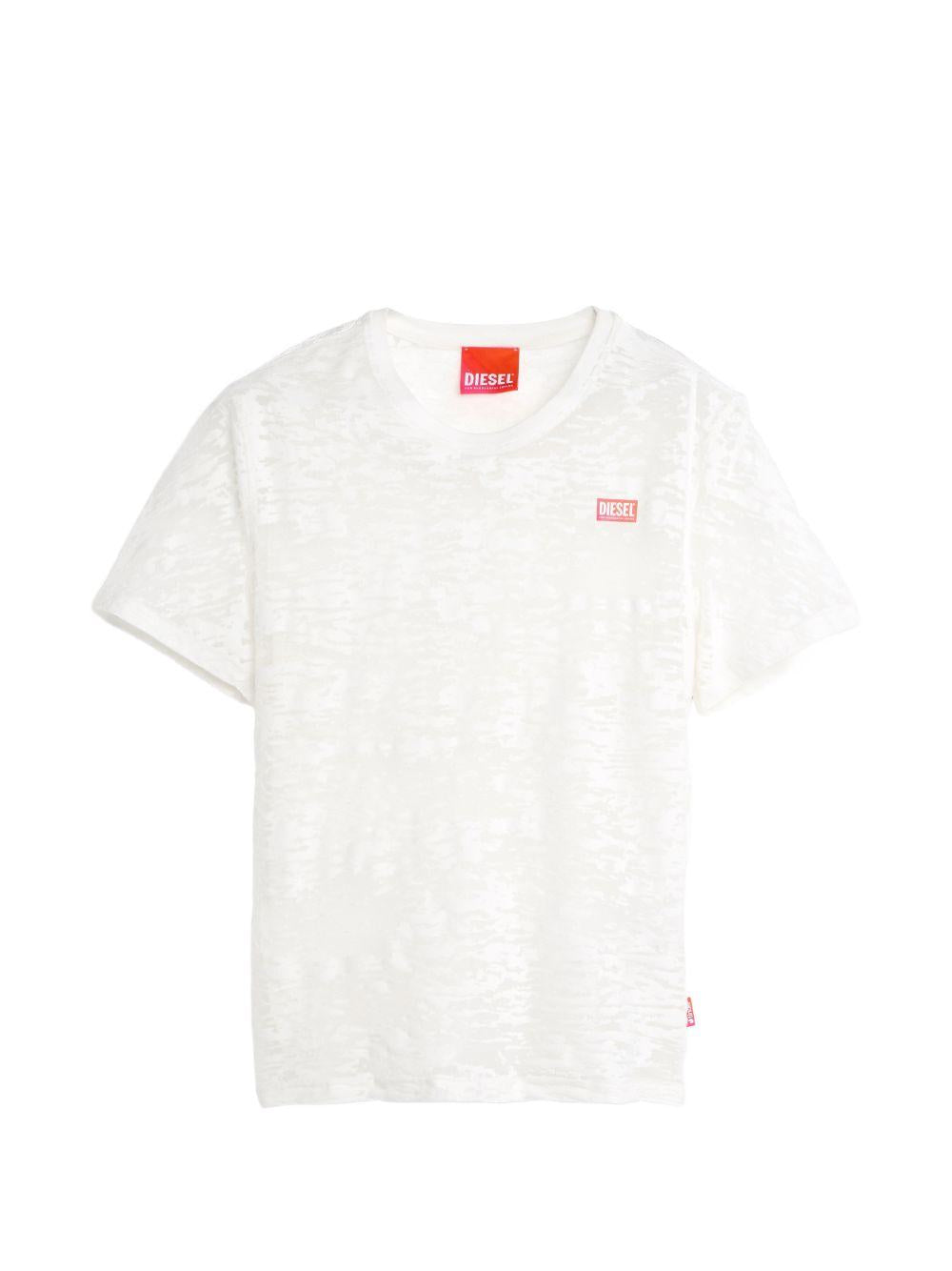 DIESEL Black Cotton Short Sleeve T-Shirt