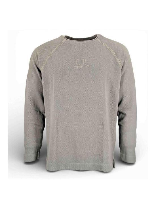 CP Company Long Sleeve Sweatshirt for Men 20CMSS178A 110635S 921 GUNMETAL DOM