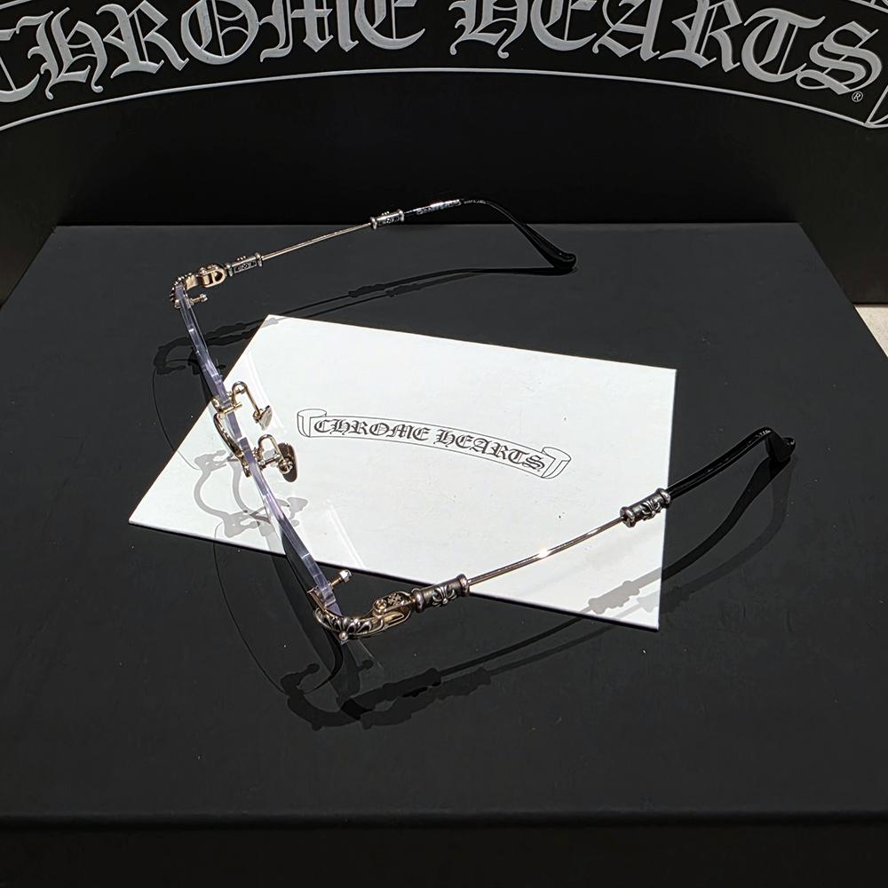 Chrome Hearts Black/Gold/Silver Mix Pils 3 Eyeglasses Unisex