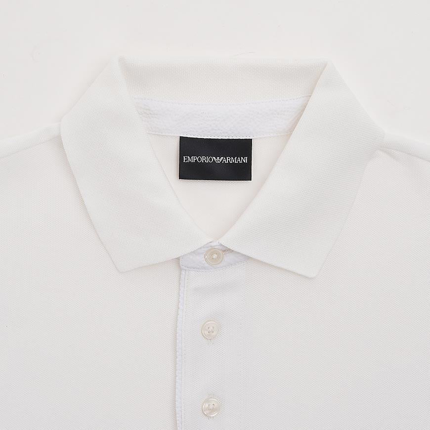 Emporio Armani Men’s Regular Fit Piqué Polo Shirt Navy