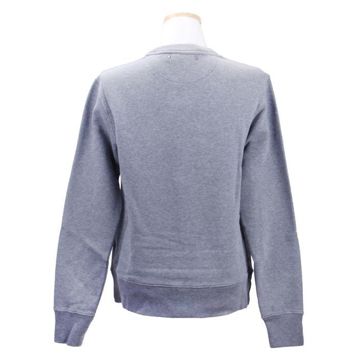 GOLDEN GOOSE Logo Print Crewneck Sweatshirt Women’s Navy Cotton