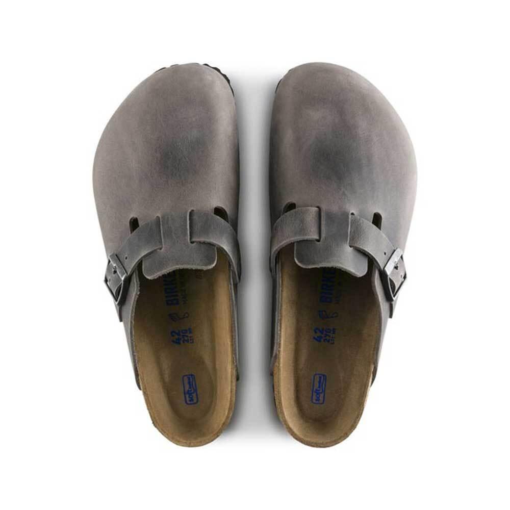 Birkenstock Boston SFB Suede Clog Slippers Men 1013255