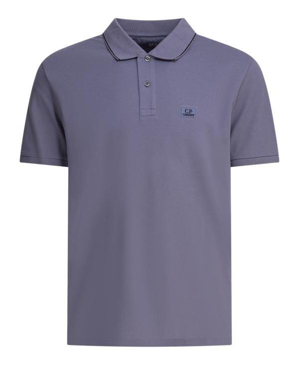 CP Company Stretch Piqué Two-Button Logo Polo Shirt