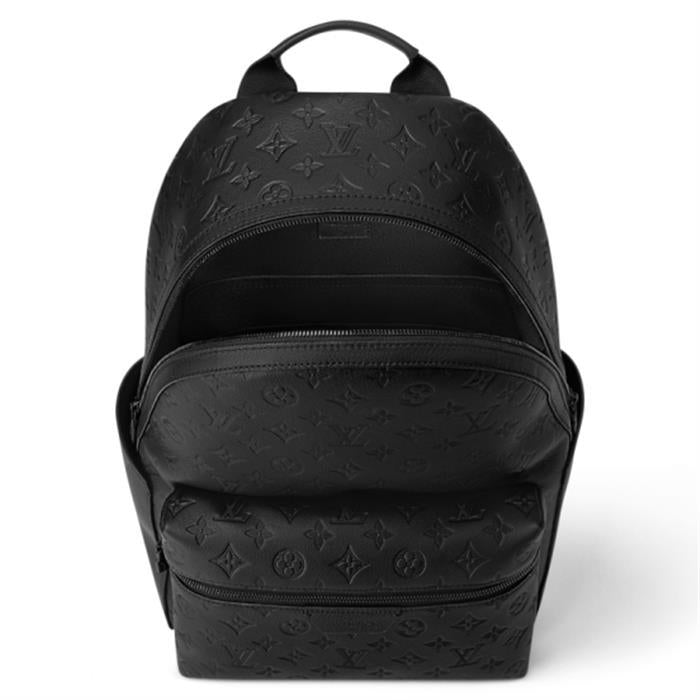 Louis Vuitton Monogram Eclipse Discovery Backpack Black Leather