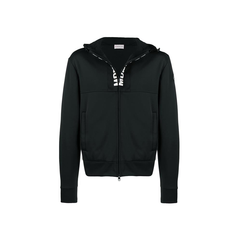 Moncler Men's Logo Hooded Zip-Up Jacket Black 84270 00 C8009 999