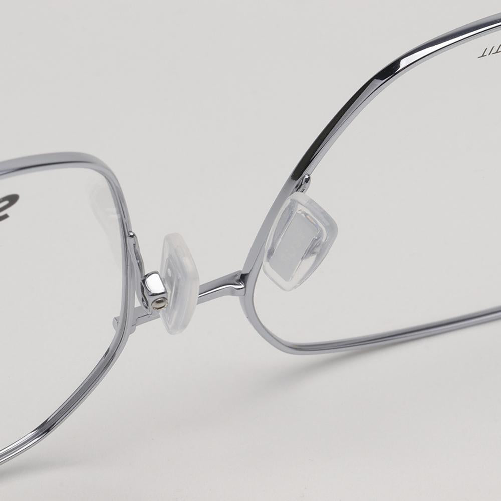 HUGO BOSS Titanium Rim Silver Lightweight Unisex Eyeglass Frames BOSS1398 010