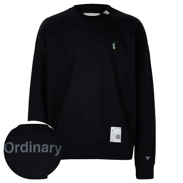 Maison Mihara Yasuhiro Black Leon Embroidered Sweatshirt Unisex J16PO792 BLACK