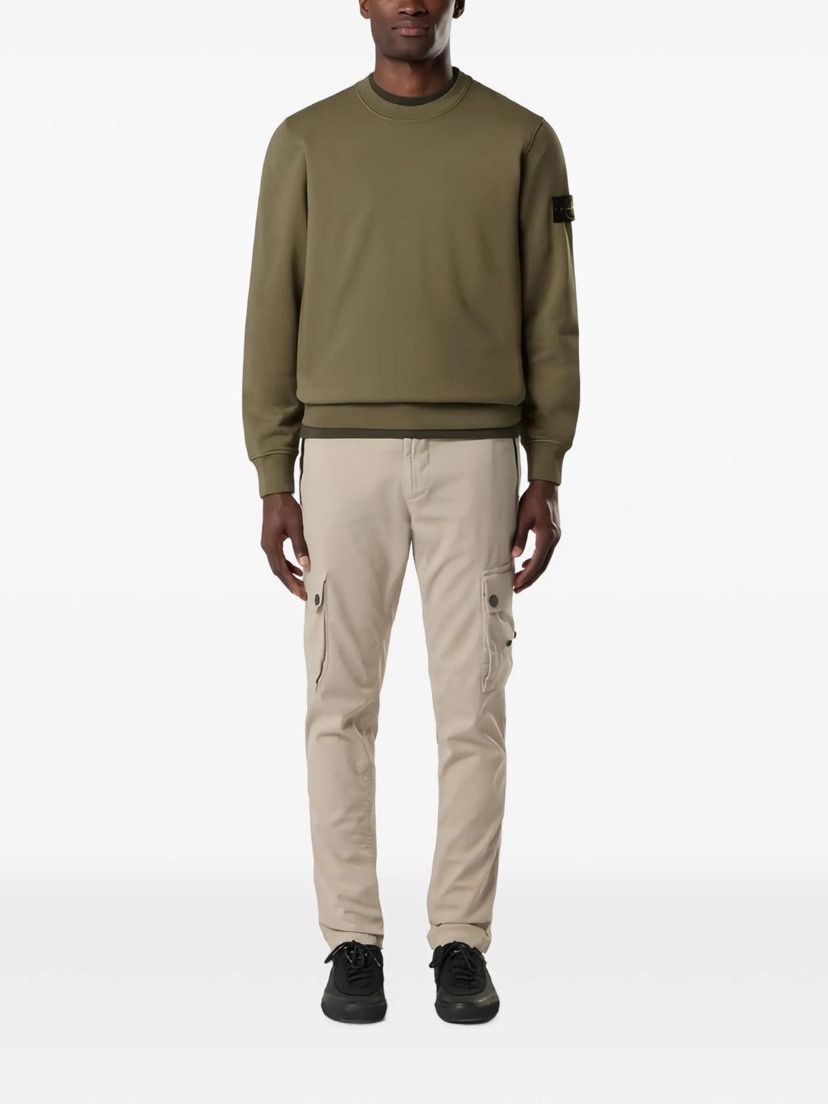 STONE ISLAND Cotton Sweatshirt FW26 Men’s Pullover Top Gray