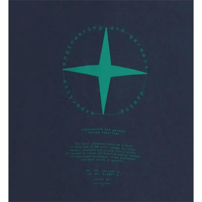 STONE ISLAND Organic Cotton Jersey Short-Sleeve T-Shirt Navy