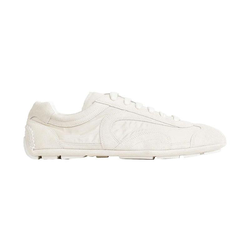 PRADA Monte Carlo Re-Edition 2005 Men’s Low-Top Sneakers White Leather