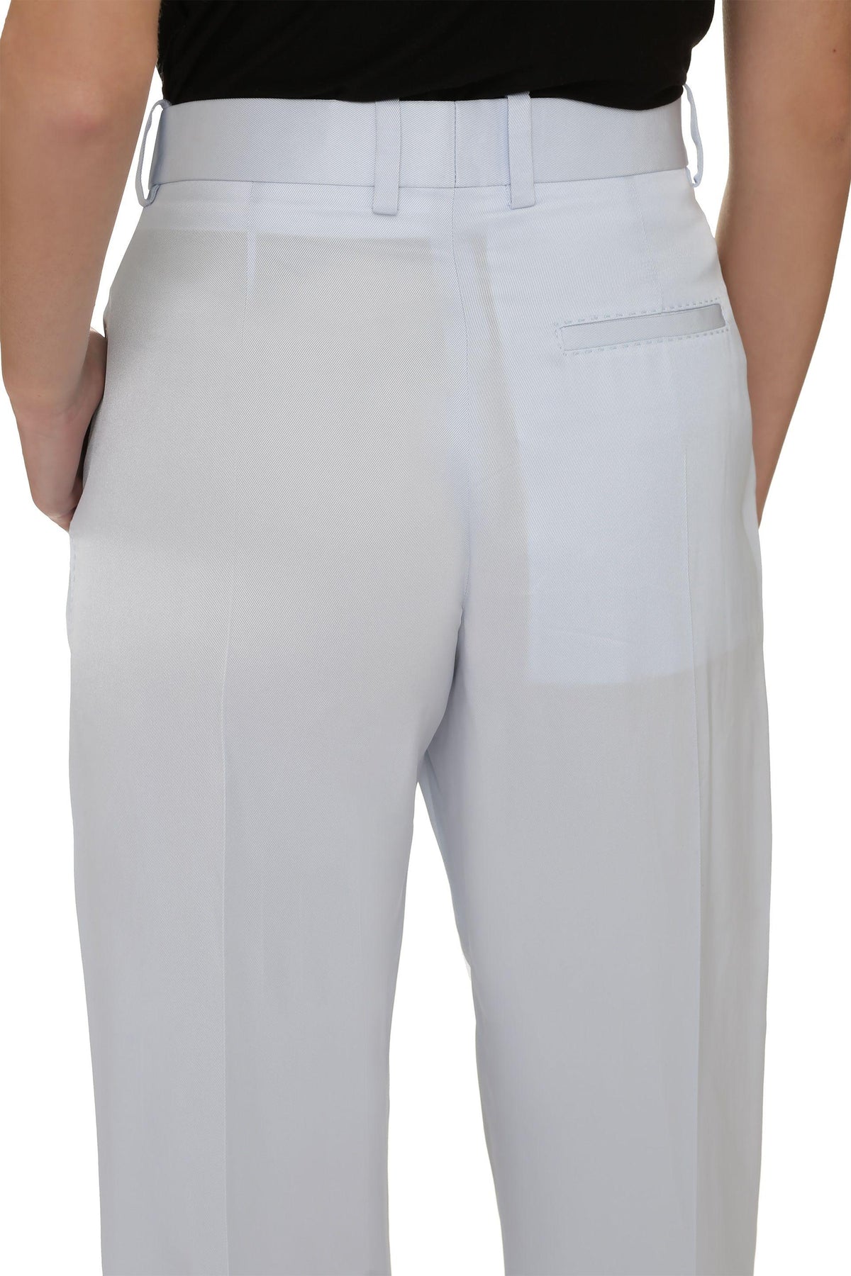 Bottega Veneta Black Wool Classic Trousers