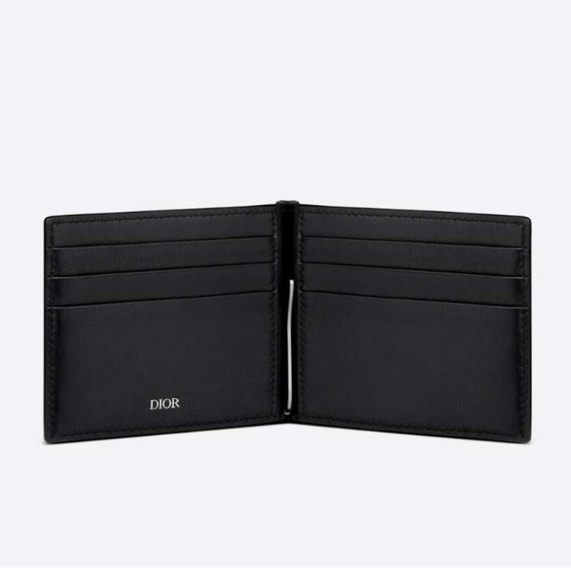 DIOR Oblique Monogram Bifold Money Clip Card Holder 2ESBH069YSE