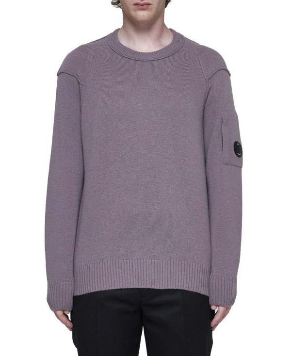 CP Company Lambswool GRS Crew Neck Knit Sweater