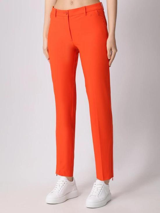 J LINDEBERG Straight Pants Tangerine Tango Orange Classic GWPA09300 G016