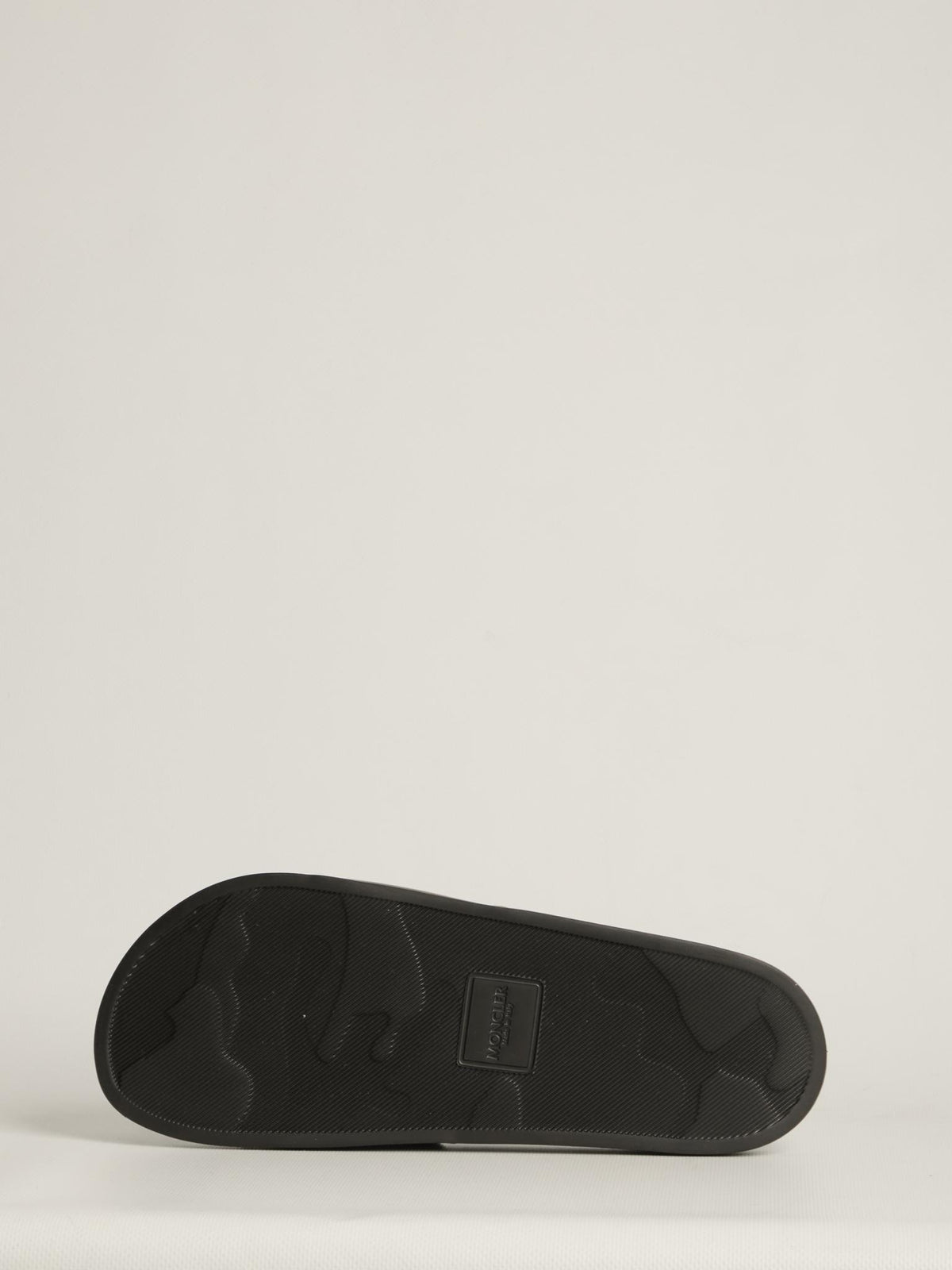 Moncler Black Logo Slide Sandals for Men
