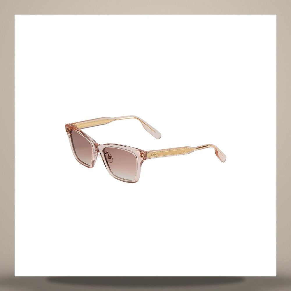 DIOR Transparent Peach Rectangular Sunglasses DRIBS2FXR 70D1